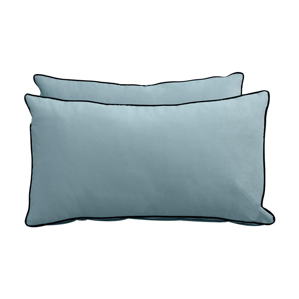 STYLE V2 - Velvet Indoor Daybed Mattress Bolster Backrest Cushion Pillow |COVERS ONLY|
