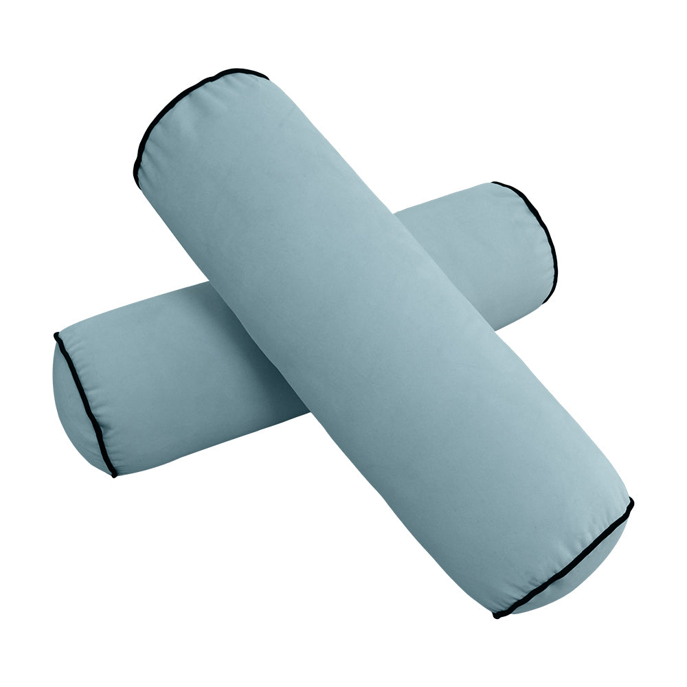 STYLE V3 - Velvet Indoor Daybed Bolster Backrest Cushion Pillow |COVERS ONLY|