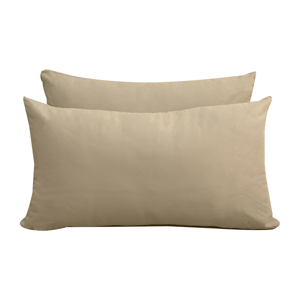 STYLE V2 - Velvet Indoor Daybed Mattress Bolster Backrest Cushion Pillow |COVERS ONLY|