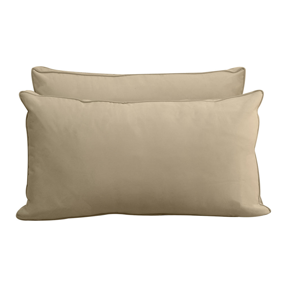 STYLE V2 - Velvet Indoor Daybed Mattress Bolster Backrest Cushion Pillow |COVERS ONLY|