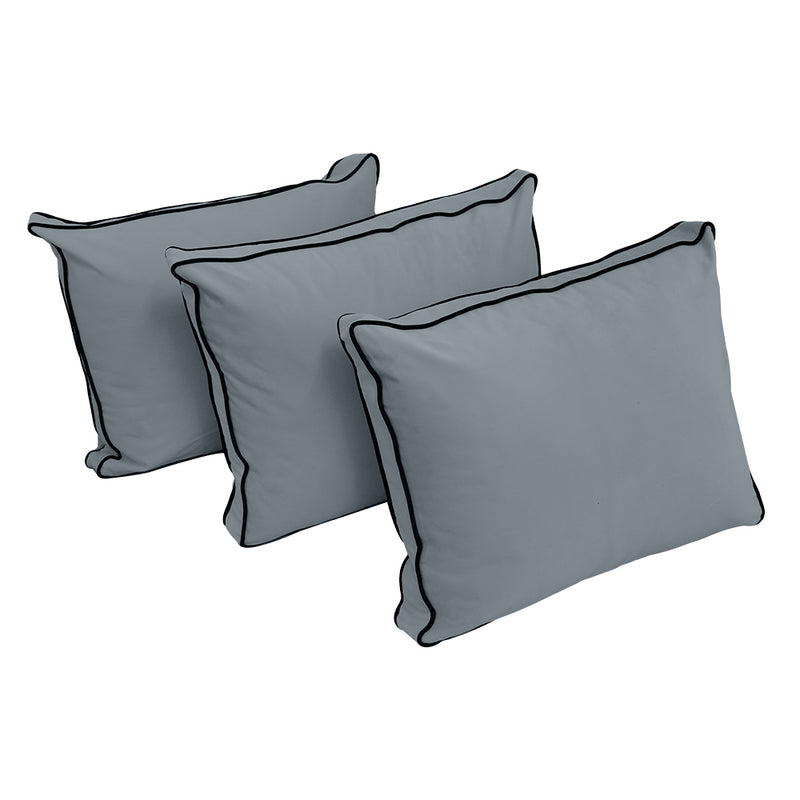 STYLE V3 - Velvet Indoor Daybed Mattress Bolster Backrest Cushion Pillow |COVERS ONLY|