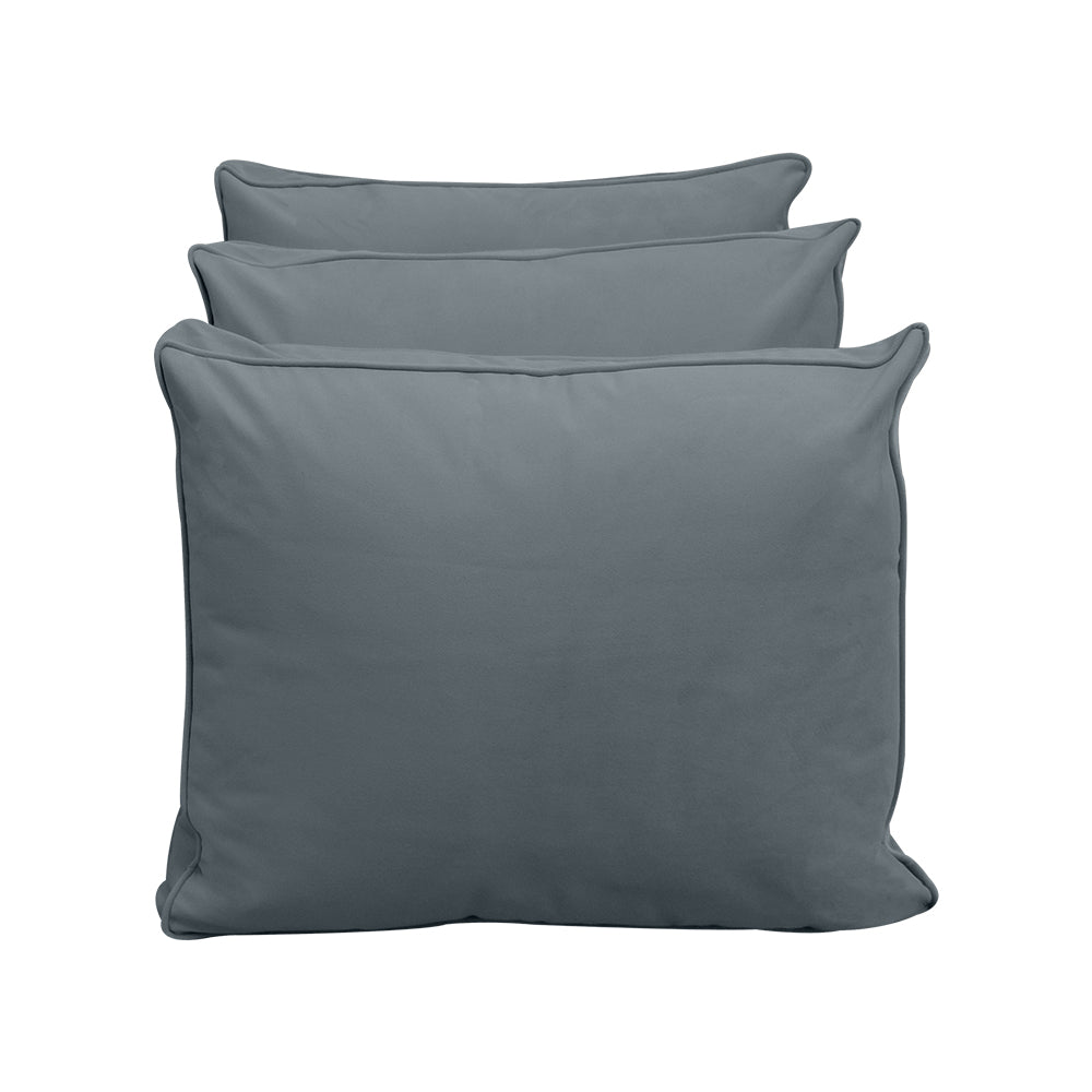 STYLE V3 - Velvet Indoor Daybed Mattress Bolster Backrest Cushion Pillow |COVERS ONLY|
