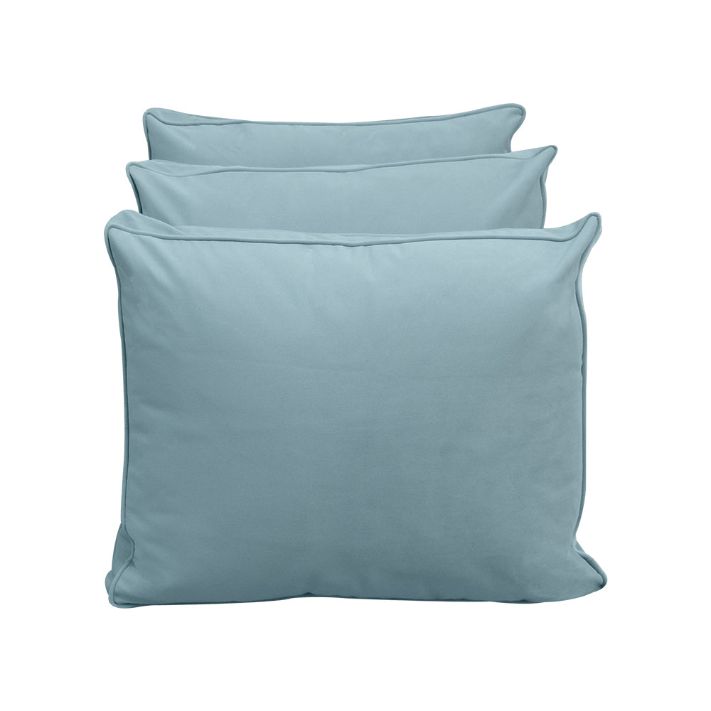 STYLE V3 - Velvet Indoor Daybed Mattress Bolster Backrest Cushion Pillow |COVERS ONLY|