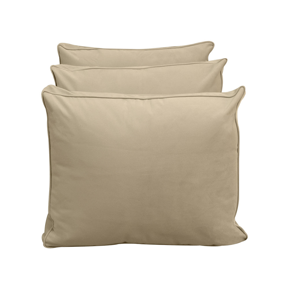 STYLE V3 - Velvet Indoor Daybed Mattress Bolster Backrest Cushion Pillow |COVERS ONLY|
