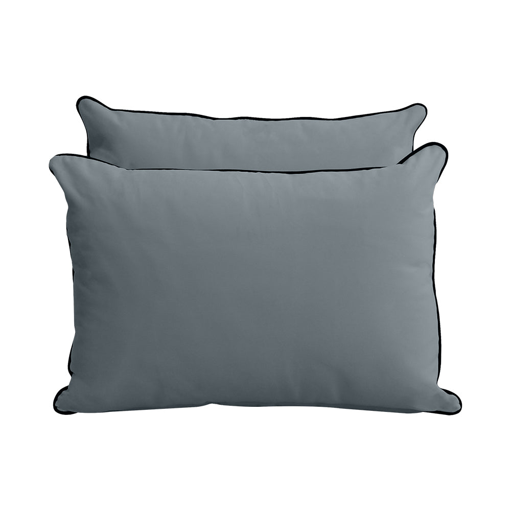 STYLE V4 - Velvet Indoor Daybed Mattress Bolster Backrest Cushion Pillow Complete Set