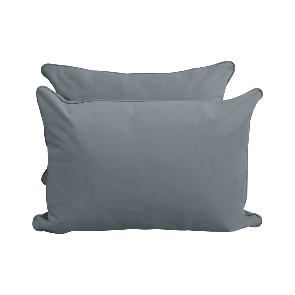 STYLE V4 - Velvet Indoor Daybed Mattress Bolster Backrest Cushion Pillow Complete Set