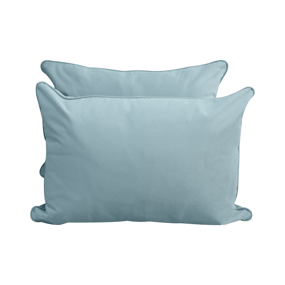 STYLE V4 - Velvet Indoor Daybed Mattress Bolster Backrest Cushion Pillow |COVERS ONLY|