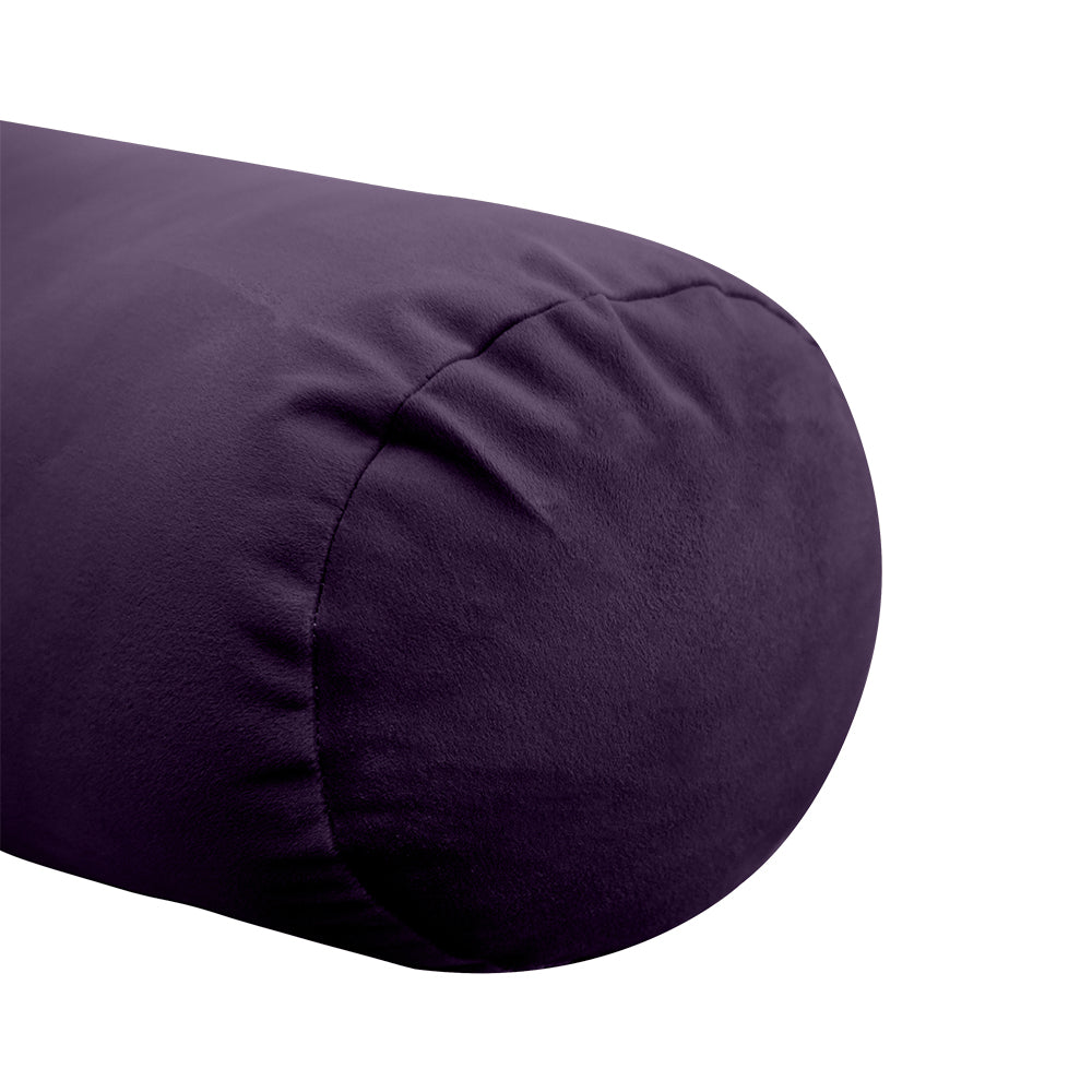 STYLE V5 - Velvet Indoor Daybed Bolster Pillow Cushion |COVERS ONLY|