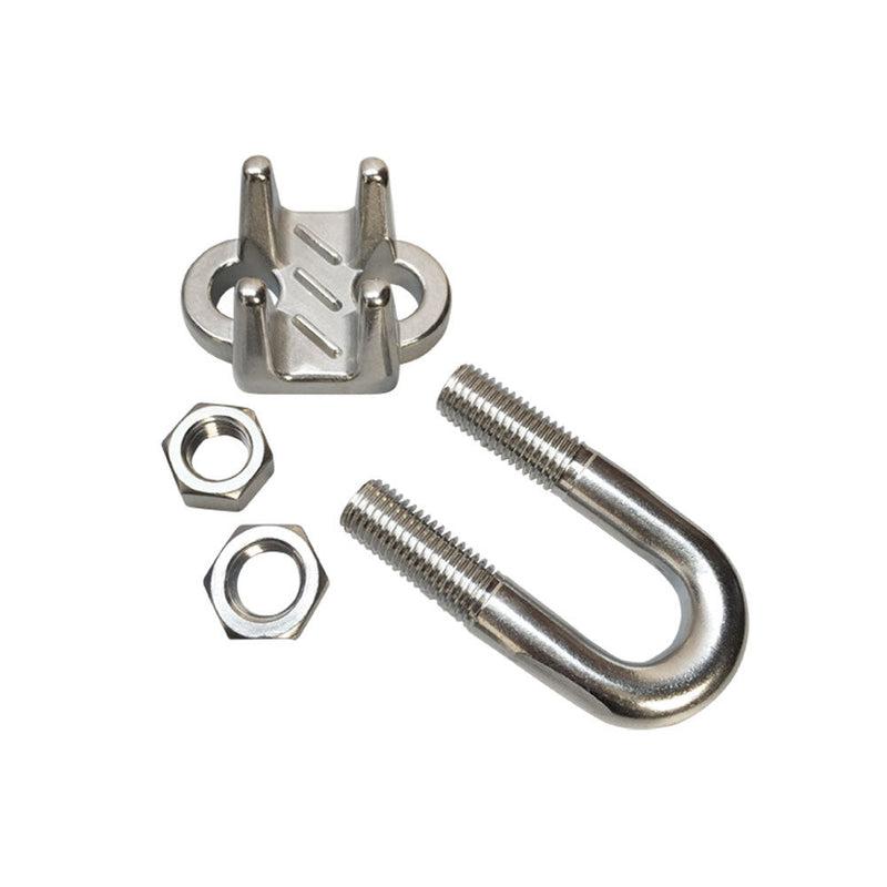 1/2" Marine Stainless Steel 316 Heavy Duty Wire Rope Clips Commerical Cable Clamp Rig Boat