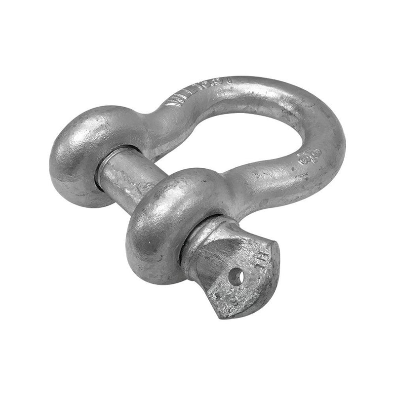 1-3/8" Screw Pin Anchor Shackle Galvanized Steel Drop Forged 27000 Lbs D Ring Bow Rigging