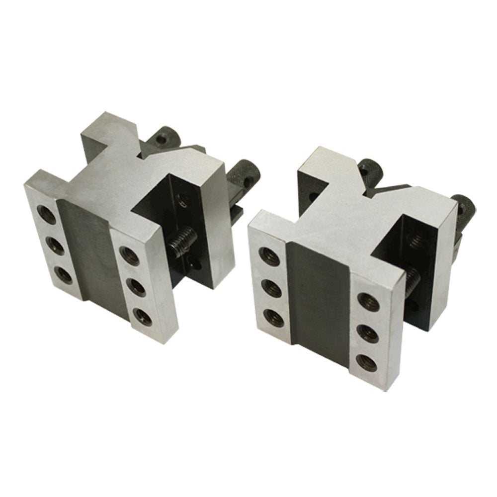 1-3/8" X 1-3/8" X 1-3/16" "V" Block & Clamp Set Pair
