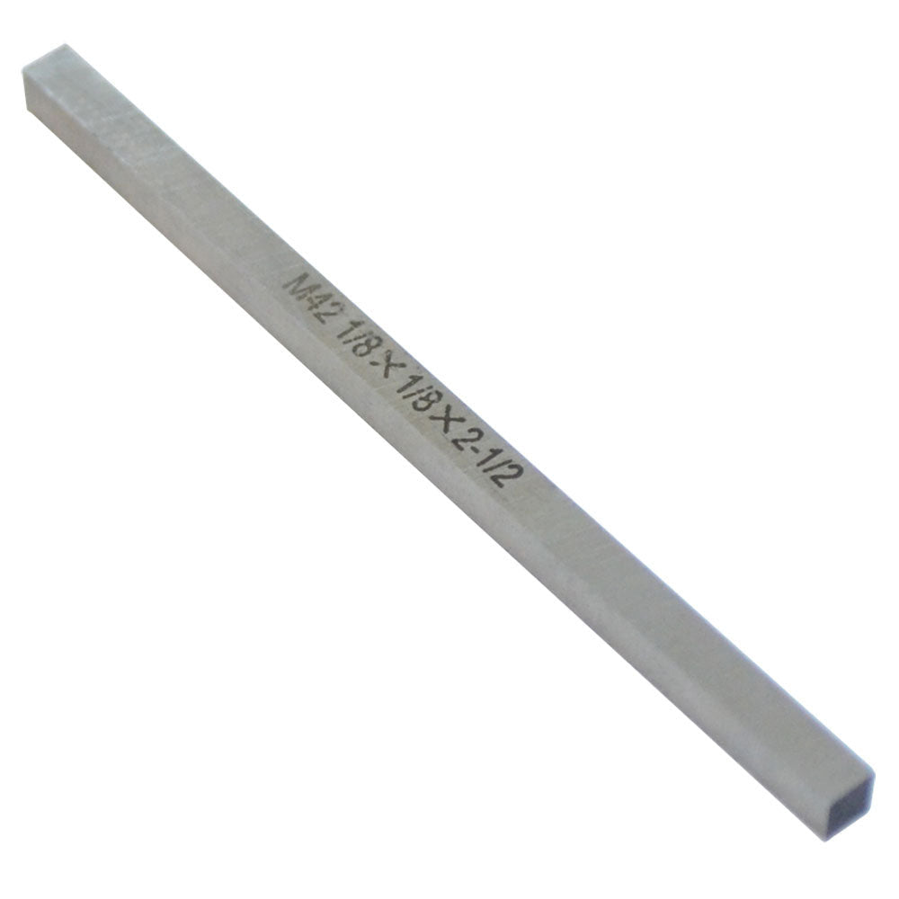 1/8'' x 1/8'' x 2-1/2'' M42 HSS Square Tool Bit Lathe Fly Cutter Mill Blank
