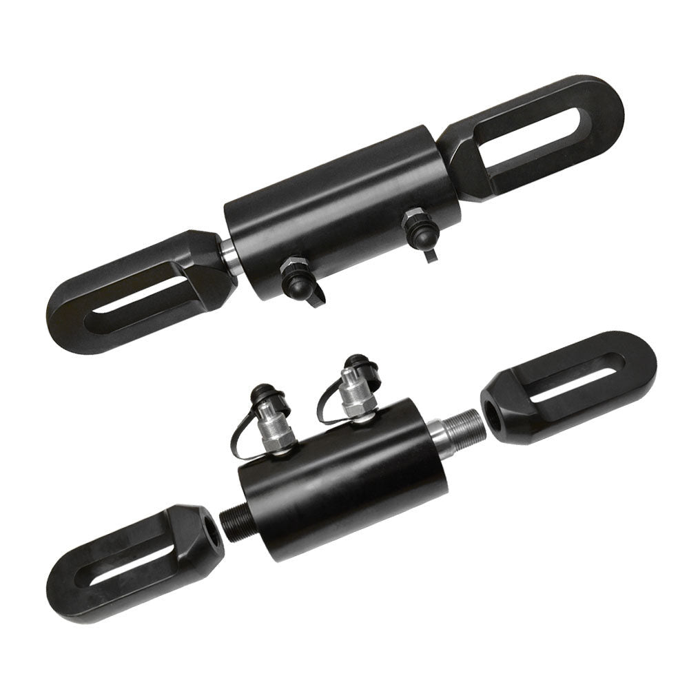 10 Ton / 20 Ton Push Pull Hydraulic Cylinder with 6 Inch Stroke Double Acting Ram for Pushing and Pulling Applications in Auto Repair, Construction, and Industrial Equipment