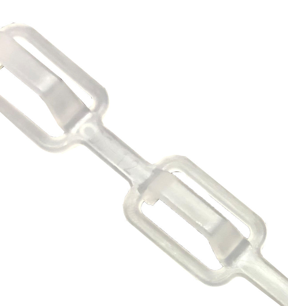 10 Pc 16'' Clear Plastic Clothes Stacking Hanger Connector Space Saving 9 Slots