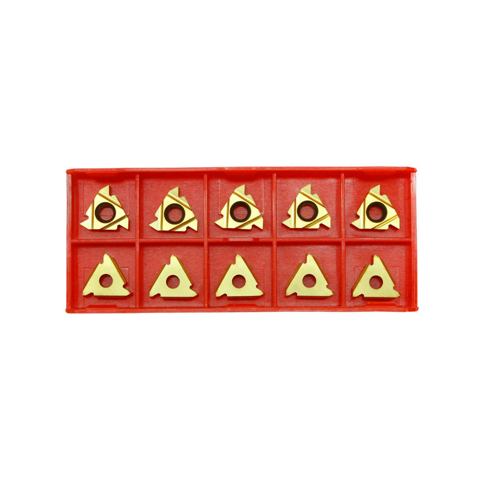10 PC 16ER AG60 3/8'' Threading Carbide Inserts Turning Tool 5-32 Thickness