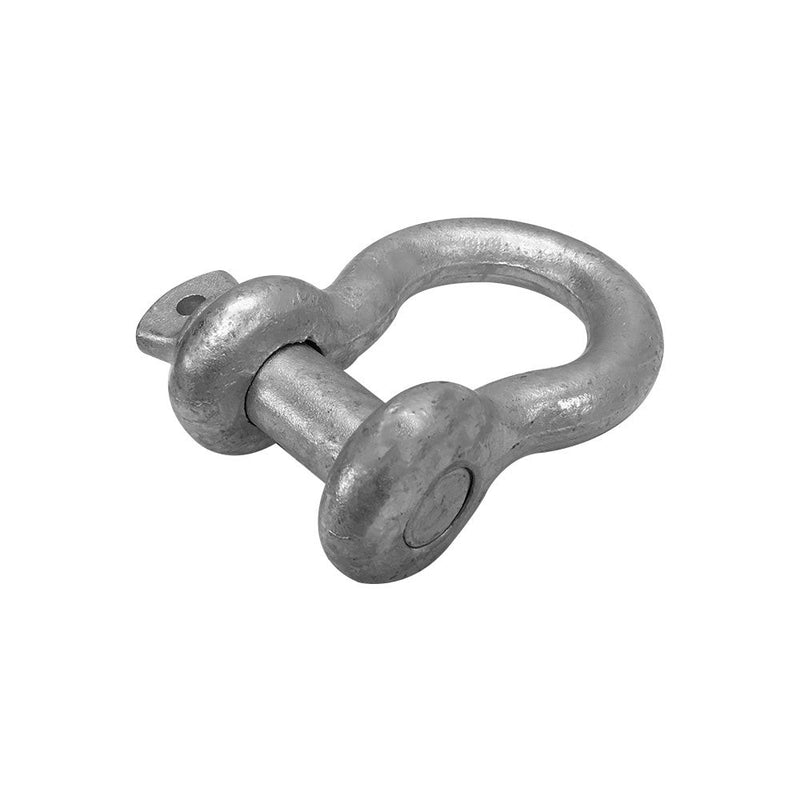 10 PC 3/8" Screw Pin Anchor Shackle Galvanized Steel Drop Forged 2000 Lbs D Ring Bow Rigging