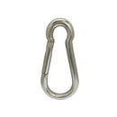 10 Pc 3/8" Stainless Steel SS316 Spring Snap Hook  Boat Marine Carabiner 400 Lbs Cap. WLL