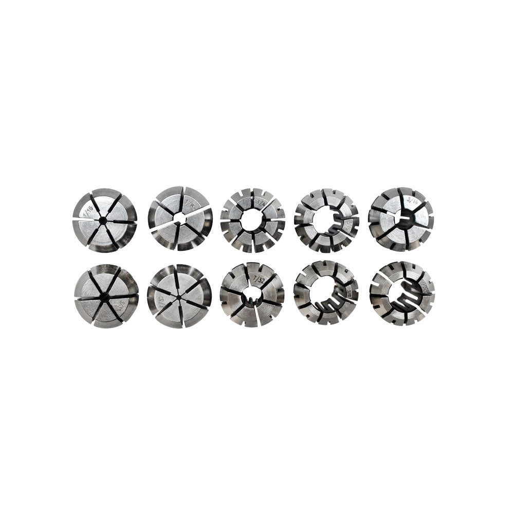 10 PC ER-16 Collet Set 1/32"-3/8" Spring Collets R8 CAT BT CNC Accuracy: 0.008