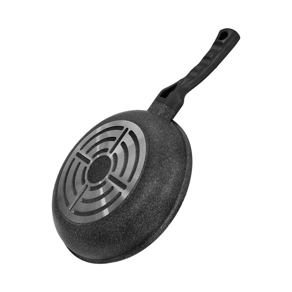 MADE IN KOREA - 10'' Non-Stick Marble Frying Pan Cooking Pot Gas Stove Burner Cookware