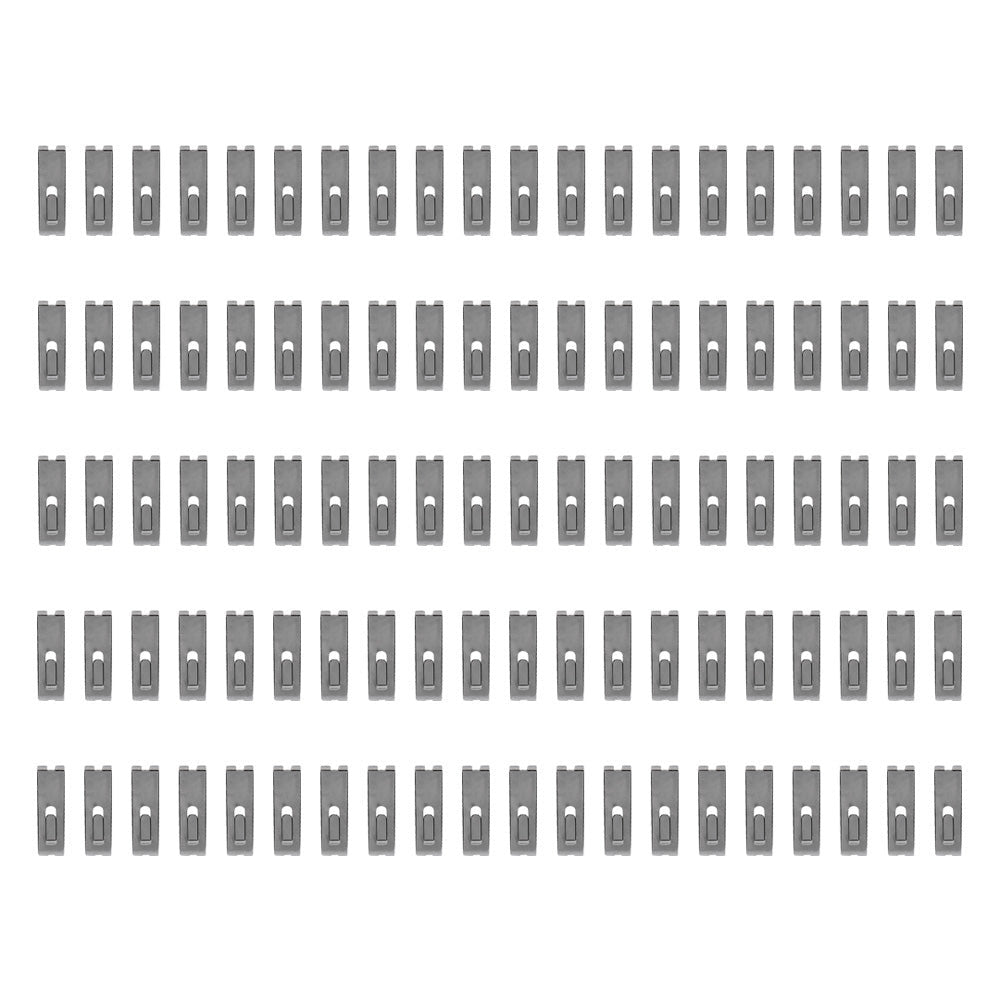 thumbnail image 2 of 20 Pack Gridwall Utility Hooks – Black Metal Display Hooks For Slatwall & Grid Panels 2 of 6