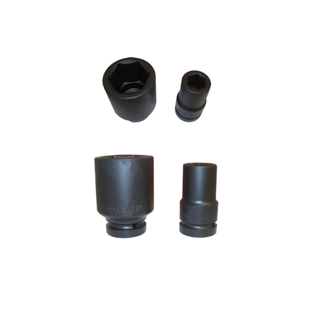 11 PC 1" DR Drive Deep Impact BUDD SAE Socket 2"