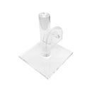 12 Pc 3" High Lucite Acrylic Single Eyeglass Display Fixture Countertop Stand