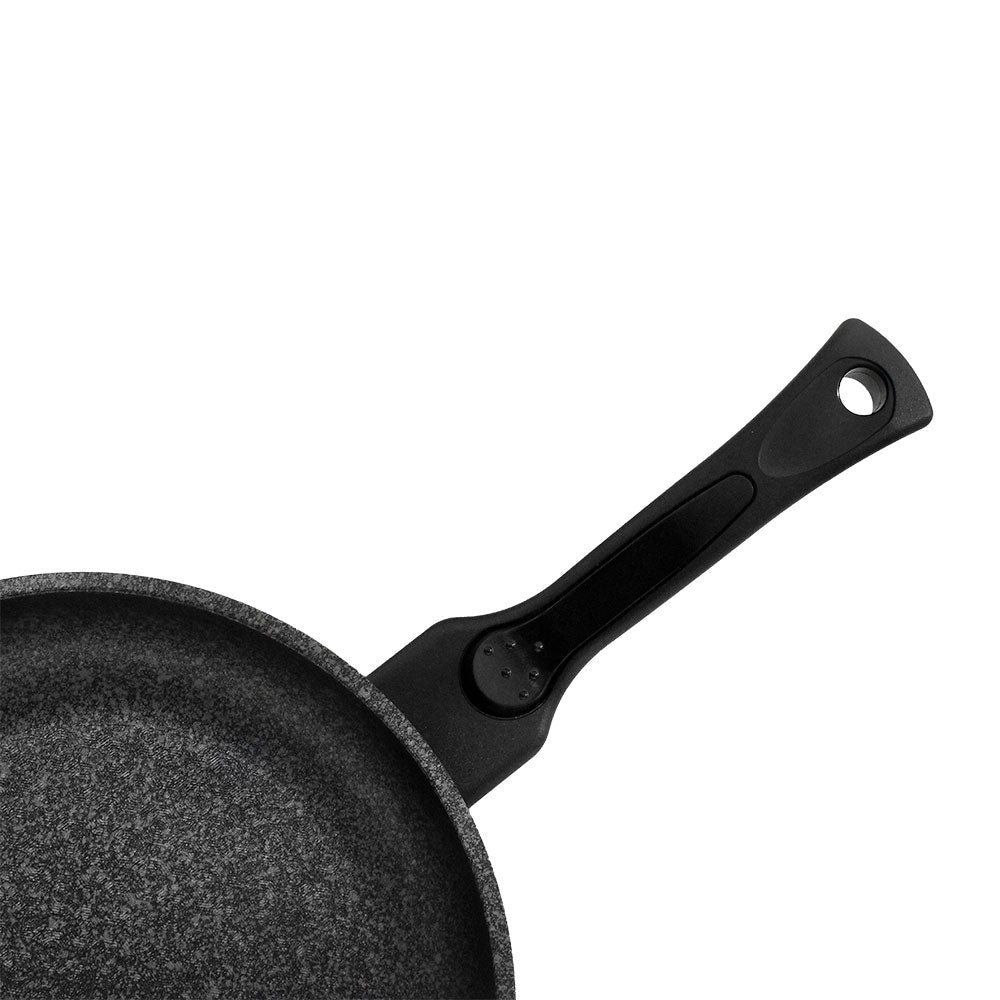 12'' Non-Stick Marble Frying Pan Cooking Pot Gas Stove Burner Cookware