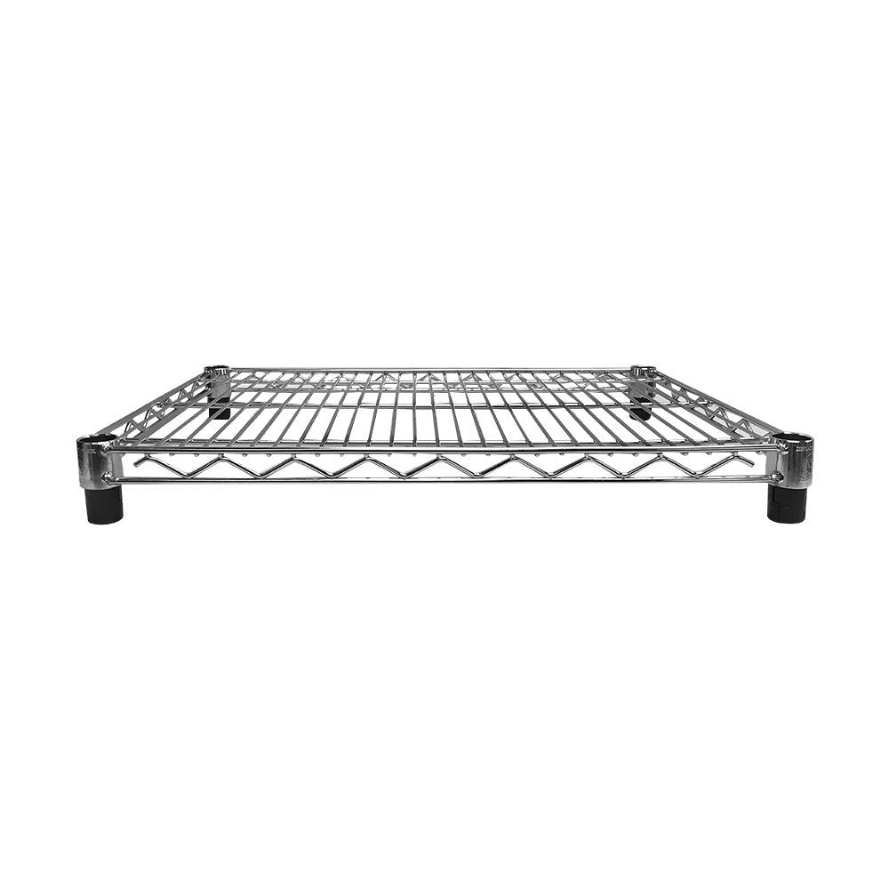 18'' x 24'' Metal Chrome Plated Wire Shelf Shelfing Rack Tier Layer Shelf Display Fixture
