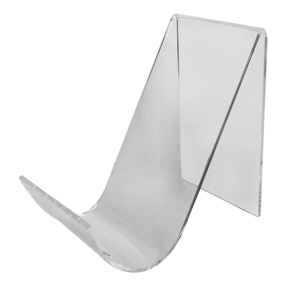 2 Pc 5''H Clear Acrylic Book Clutch Bag Easel Literature Holder Rack Stand Display Fixture