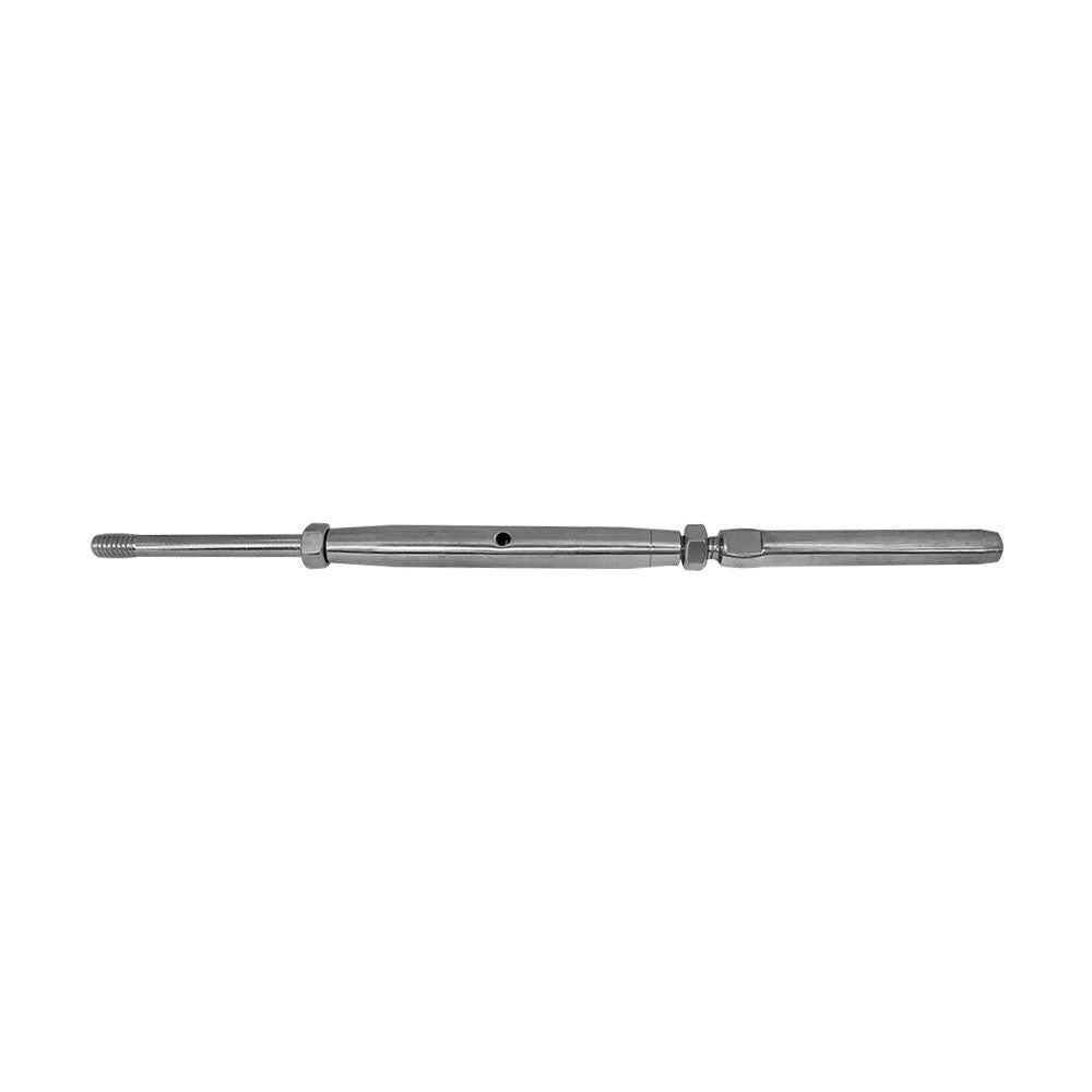 2 Pc 5/16" Stainless Steel T316 Threaded Rod Swage Stud 1-4'' Cable Railing Rigging