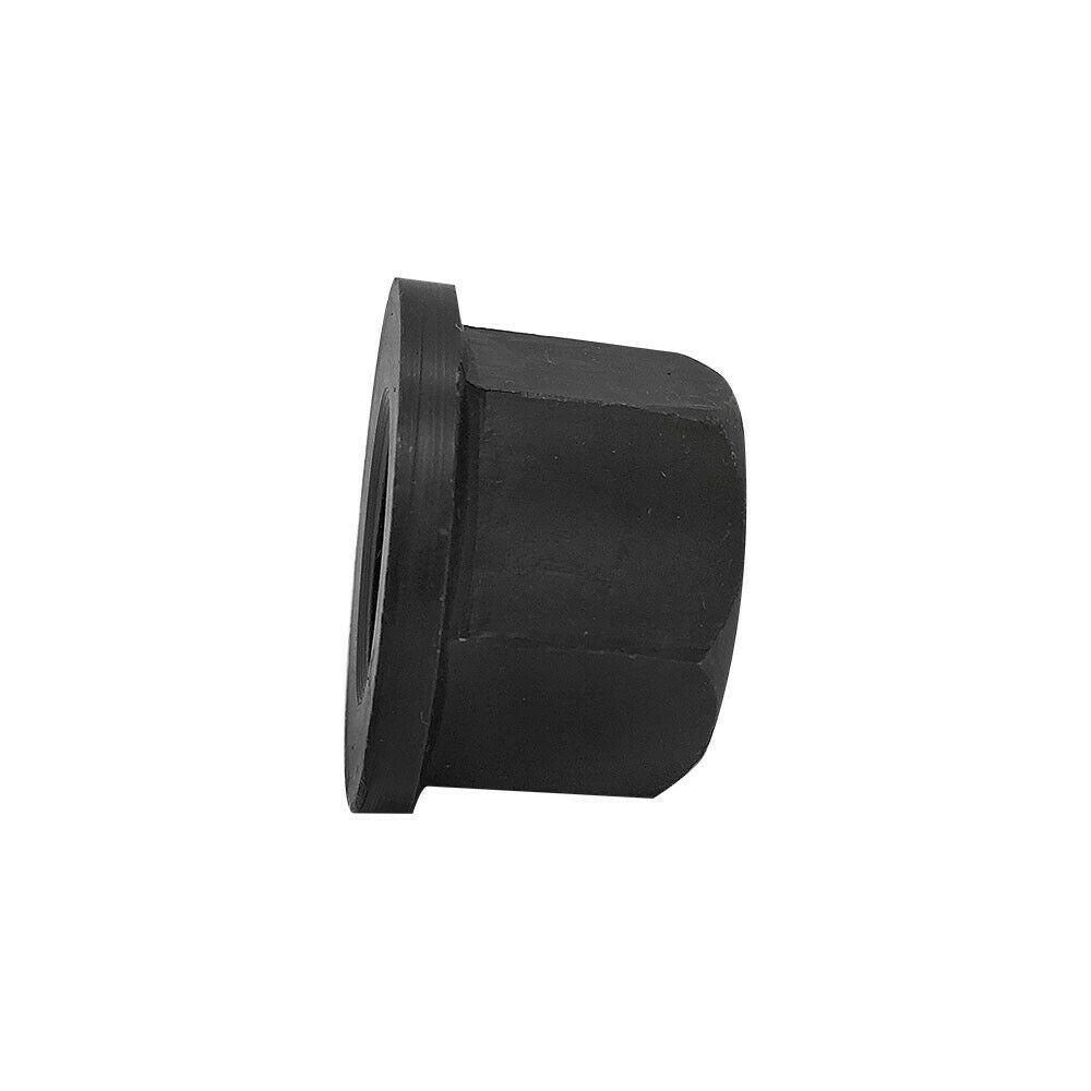 2 Pc 5/16" -18 Thread Flange Nut Steel Hex Threading Black Oxide Finish