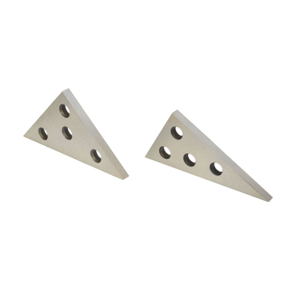 2 Pc Solid Precision 30-60-90 Degree Angle and 45-45-90 Degree Angle Plates