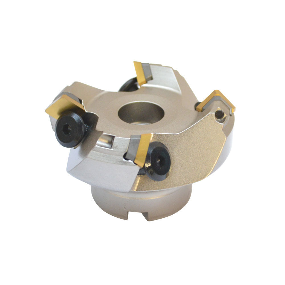 2-1/2'' x 3/4'' 45 Degree Indexable Face Mill Milling Cutter SEKN Inserts Carbide Shims CNC
