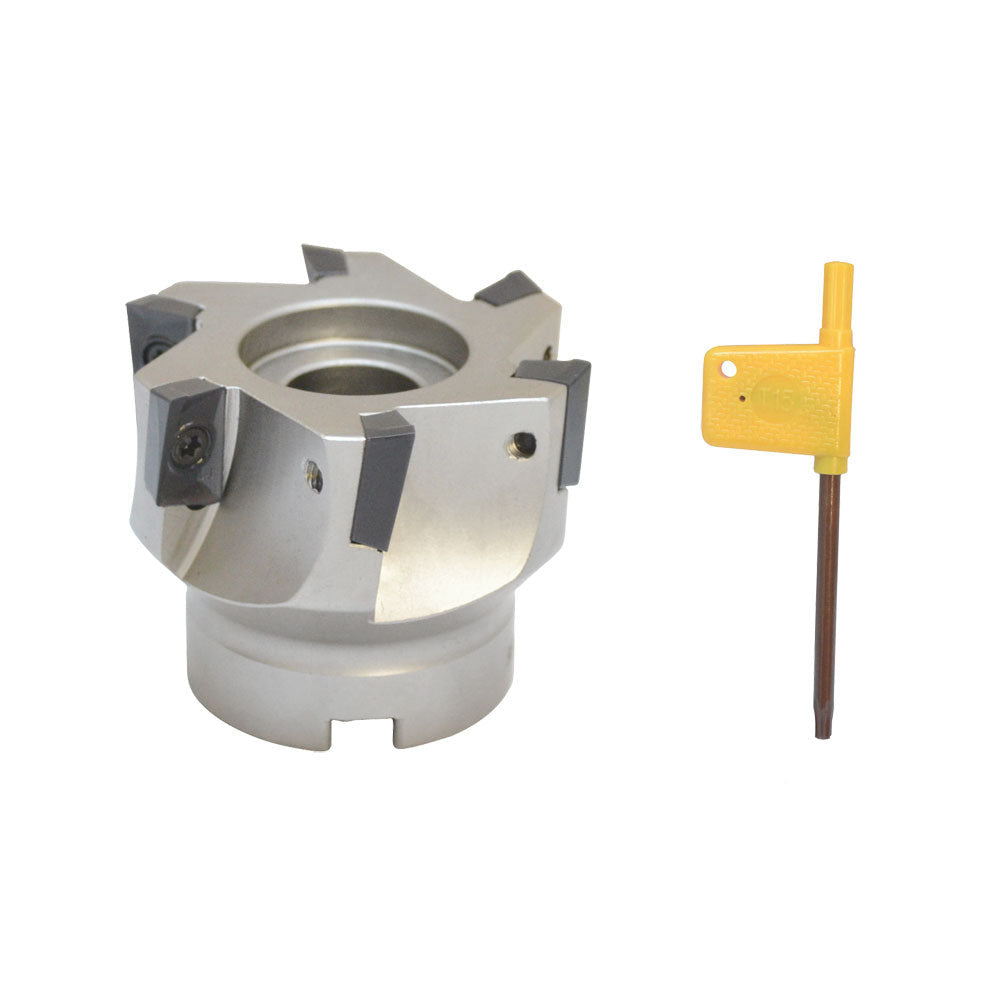 2-1/2'' x 3/4'' 90 Degree Indexable Face Mill Cutter Use APMT APKT CNC machining Inserts