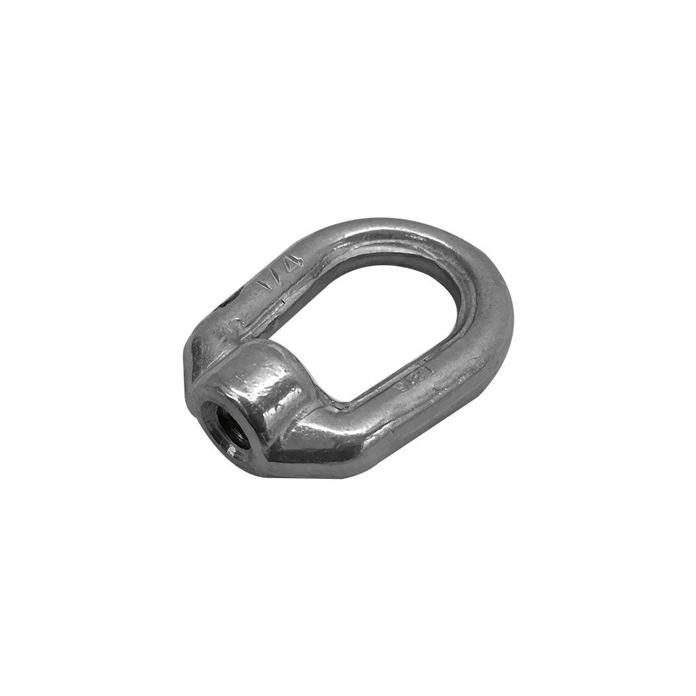 20 PC Stainless Steel T316 Forged Style 1/4" Eye Nut WLL 460 Lbs Lifting Marine Thread Ring Oval