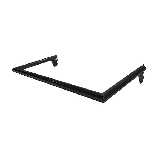 24'' Raw Steel Finish Industrial Pipe Rack Hangrail Retail Display Fixture Clothes Hanger