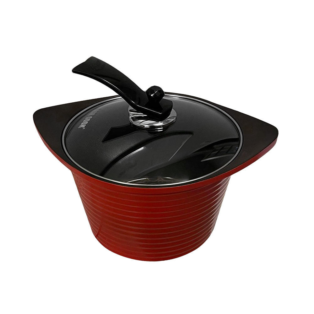 24cm (9-1-2'') Non-Stick 3D Ceramic Stock High Pot Cookware 5.2L Made in Korea