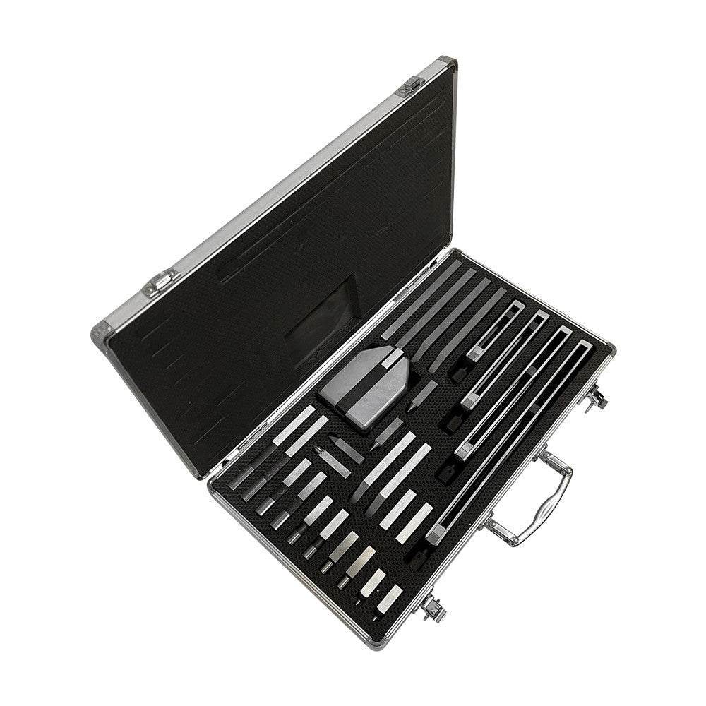 27 Pc Gage Block Accessory Set Beveled End Jaws Cylindrical Jaws Recta