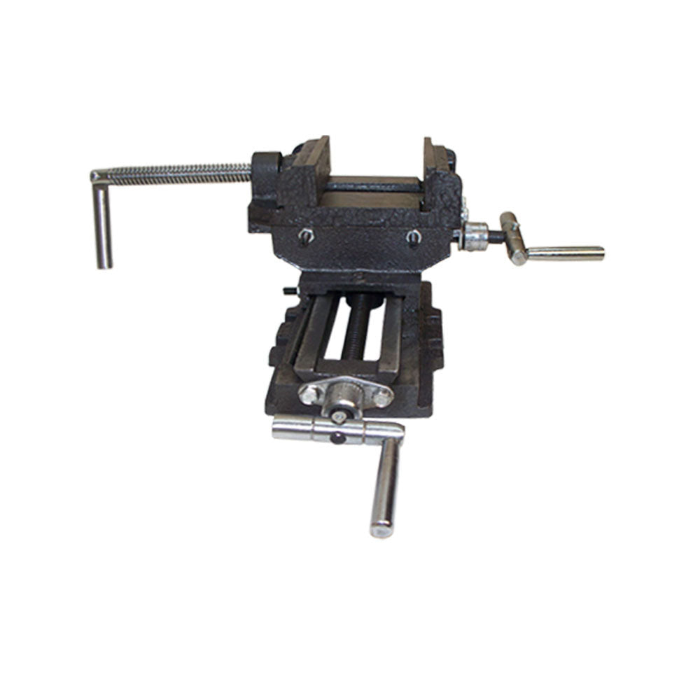 3" Cross Slide Vise Drill Press Heavy Duty Metal Milling 2 Way Clamp Vise Holder