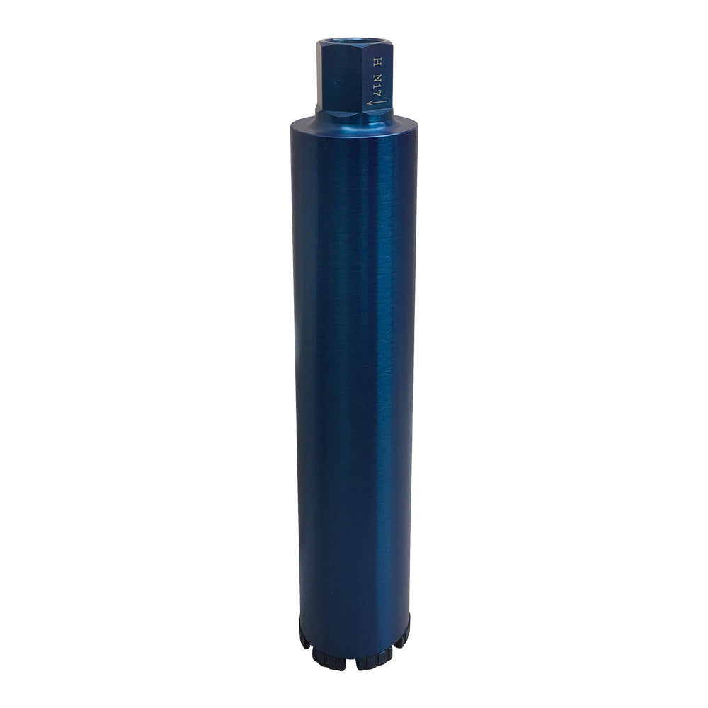3" x .160'' Metallic Blue Wet Diamond Core Drill Bit 1-1/4''-7 Arbor Masonry Concrete Hard Brick