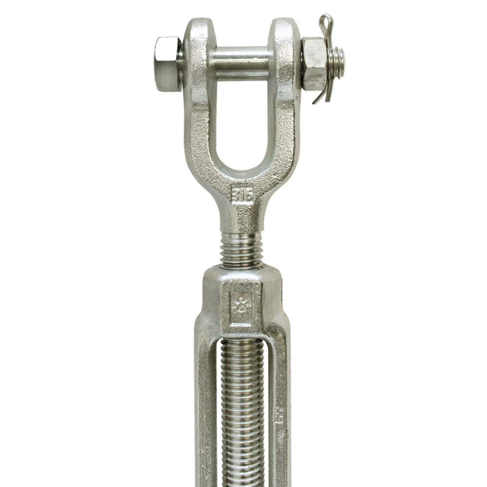 316 Stainless Steel Marine 5/8'' x 6" Turnbuckle JAW JAW Pulley Swivel Hoist
