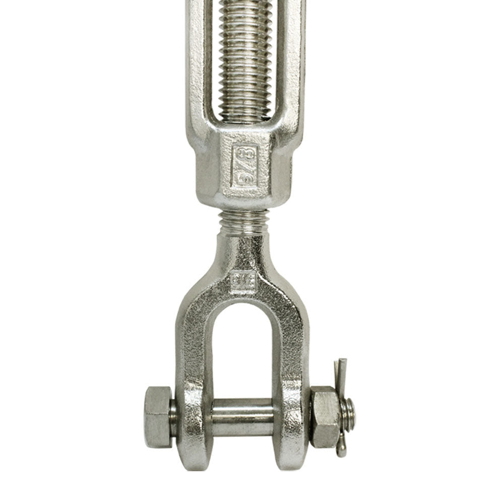 316 Stainless Steel Marine 5/8'' x 6" Turnbuckle JAW JAW Pulley Swivel Hoist