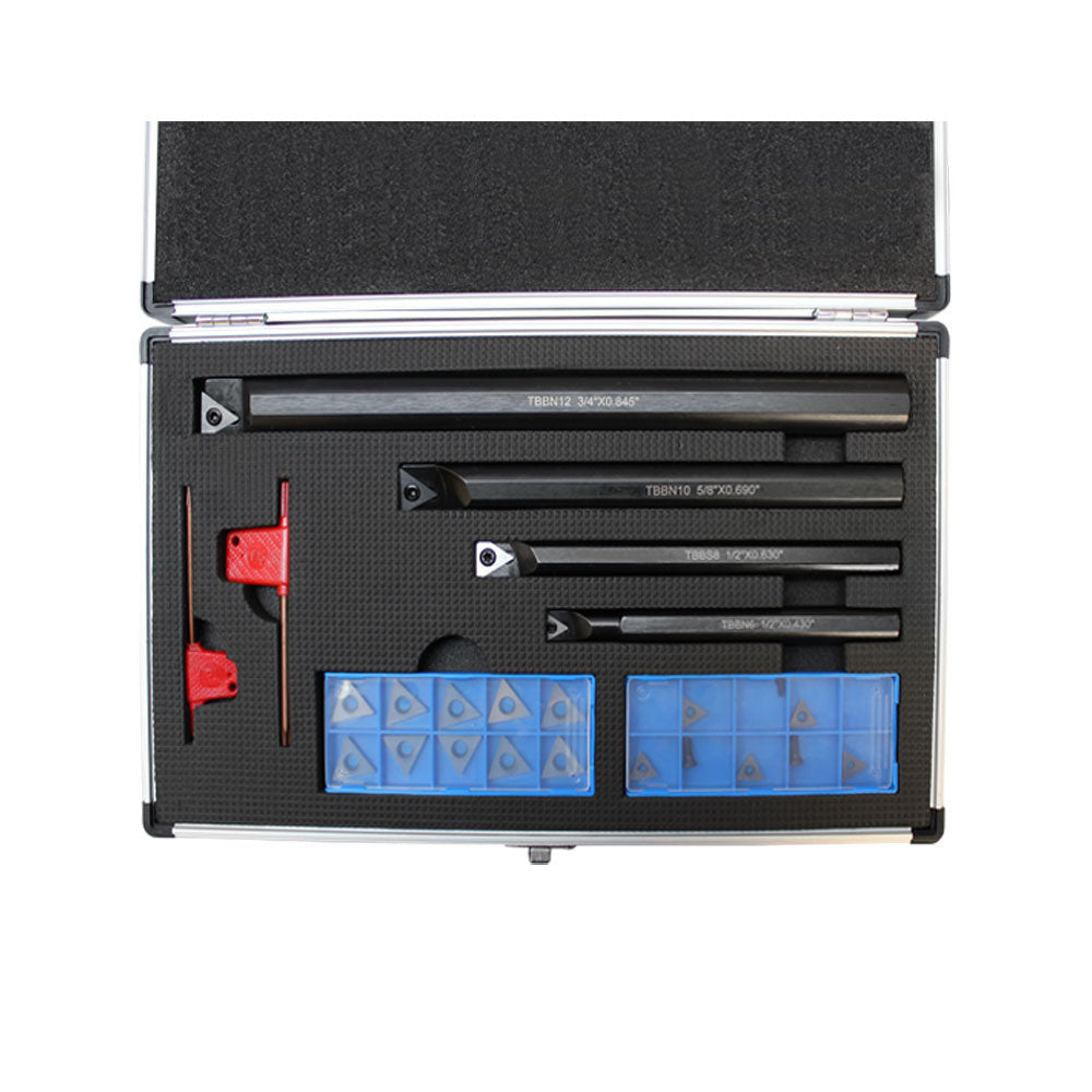 4 Boring bars Indexable Boring Bar Set TBBN TBBS Bar Shank Hex Screw