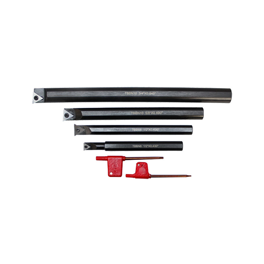 4 Boring bars Indexable Boring Bar Set TBBN TBBS Bar Shank Hex Screw