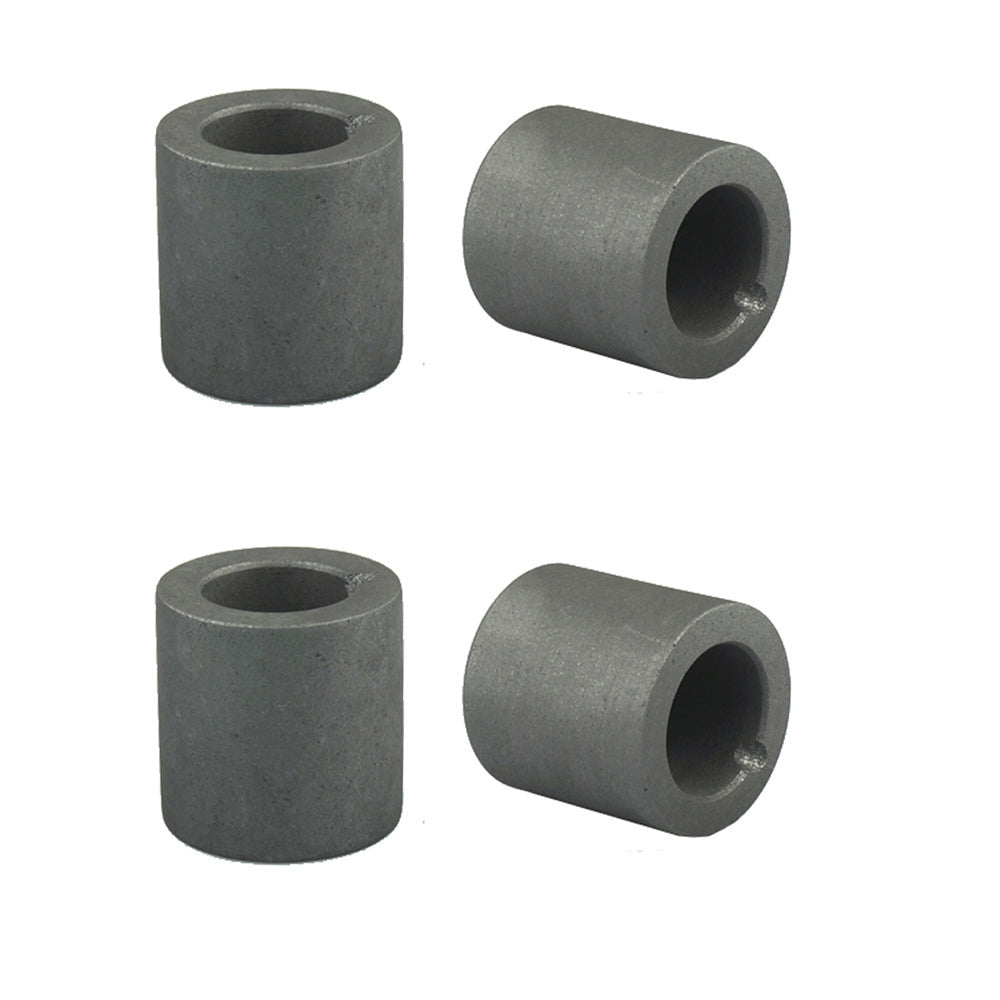 4 Pc 2-1-2'' x 3-1-2'' Graphite Crucible 1KG Jewelers Melting Gold Pot Smelting Casting