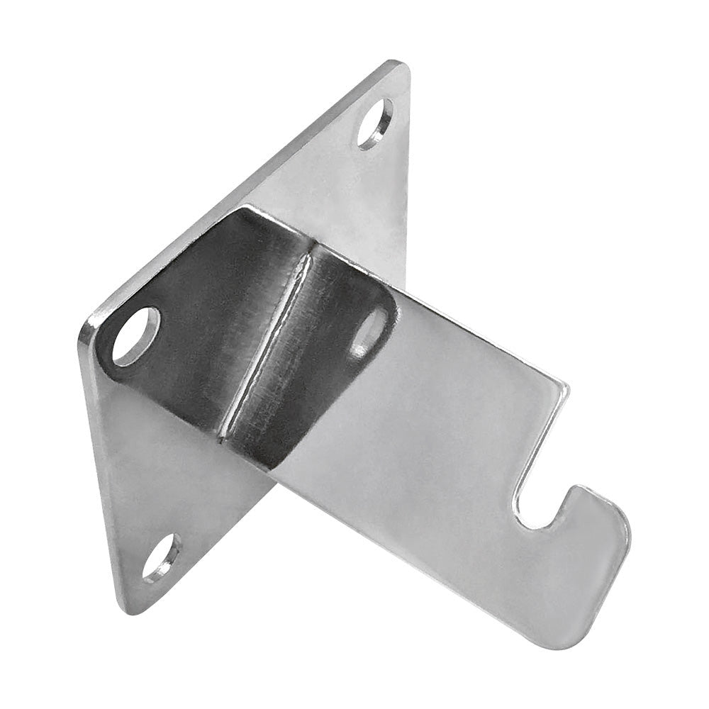 4 Pc CHROME 3'' x 3'' Gridwall Wall Bracket Mount Grid Panel Mount Mounting Brackets