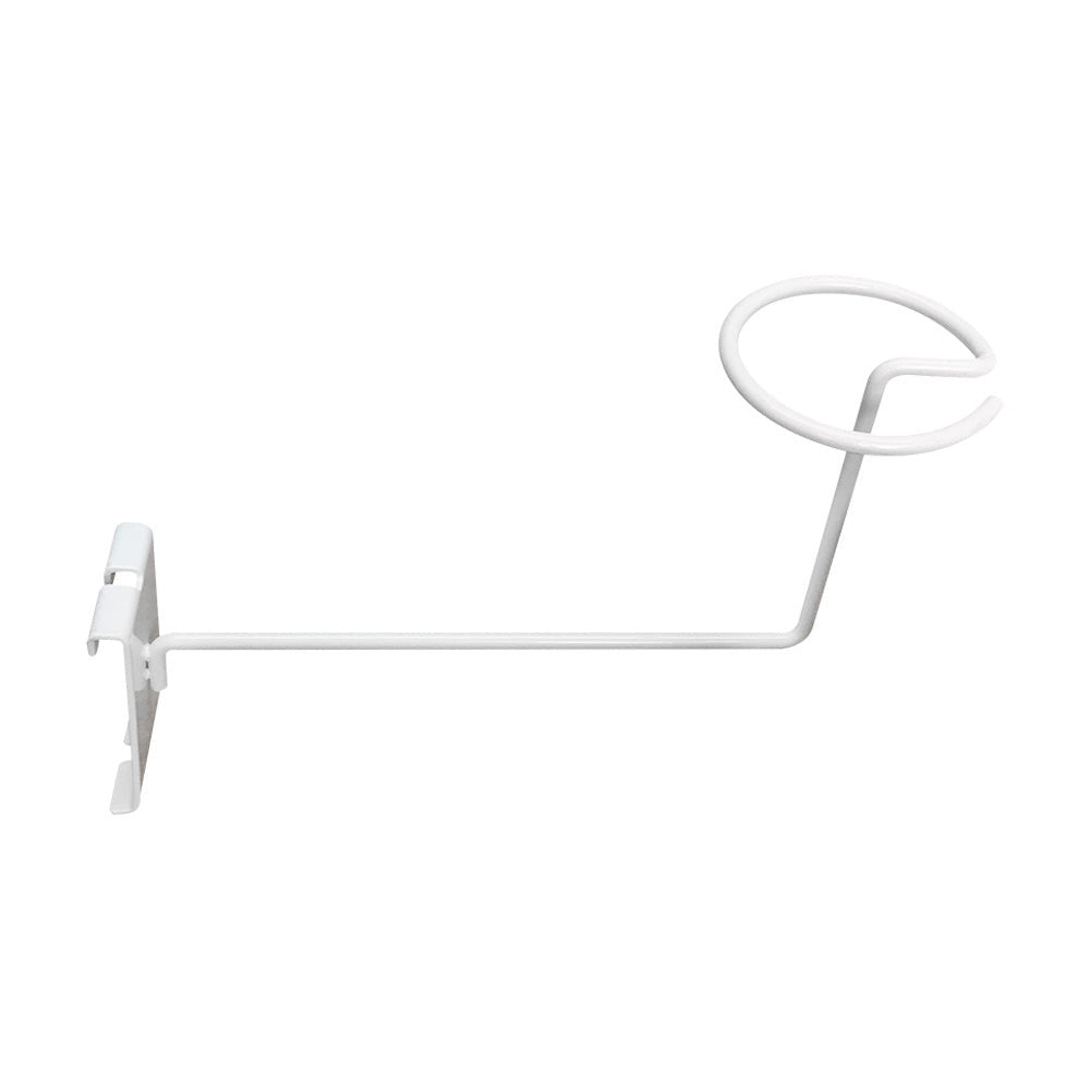 Metal gridwall hat holder hook for wire grid panels in retail displays