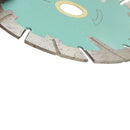 4-1/2'' x .080'' x 7/8'' - 5/8'' Turbo Segmented Wet and Dry Saw Blade 10mm Rim