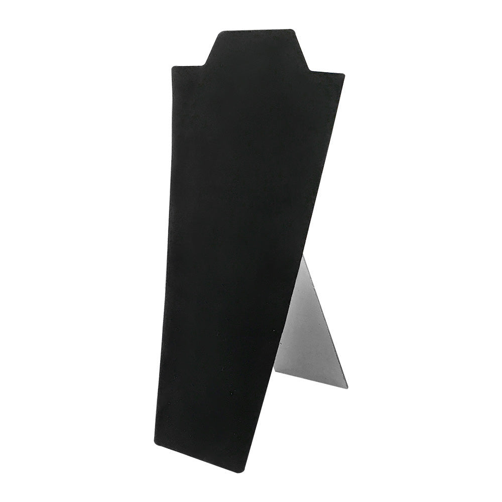 4-1/4''W x 8-1/2''H Black Velvet Padded Easel Necklace Display Stand Jewelry Show Case