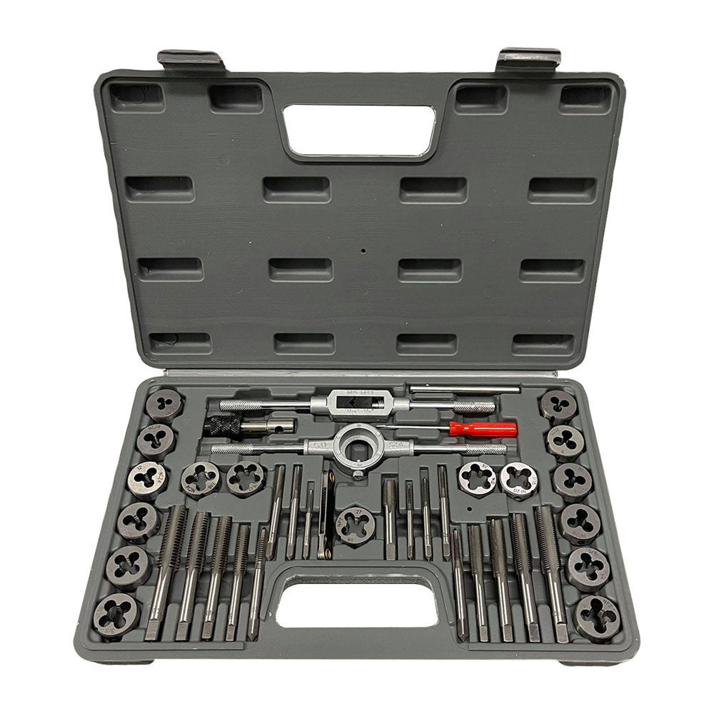 40 Pc 4-1-2'' HSS Tap & Die Set NC NF NPT